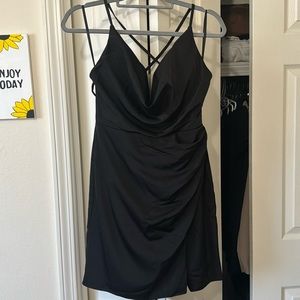 GB Black Cross Back Dress